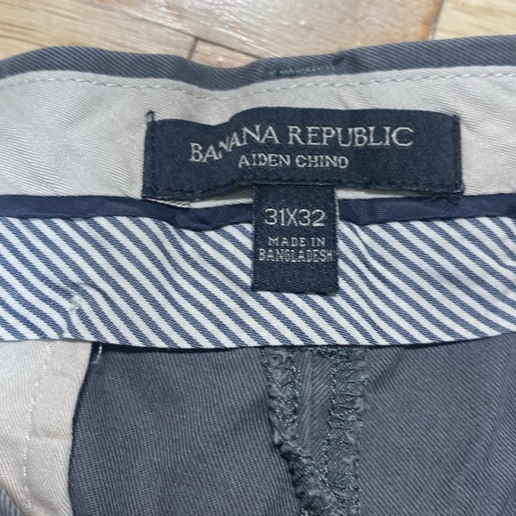 Men’s Banana Republic Aiden chino gray 31 x 32 - Picture 3 of 3